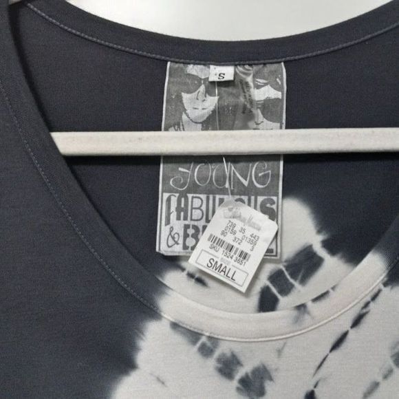 NWT Young Fabulous and Broke Black and White Tye Die Summer Dress S - Picture 4 of 8